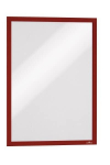 Liimitav kahepoolne magnetiline raam Durable, A3, punane, 2tk