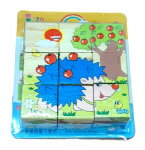 Lauam&auml;ng puidust klotsid - Loomad