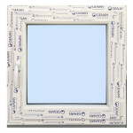 Pvc aken 700 x 730, valge