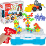 Konstruktor kohvris koos ehitusautodega