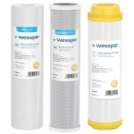 Wessper PP Foam, Carbon Block, Water Softening Cartidge, 3 tk
