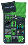 Minecraft Laste voodipesukomplekt Survival Mode 140&times;200 cm, 70&times;90 cm