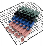 Silikoonvorm j&auml;&auml;tisele, 1 vorm 6 lahtriga