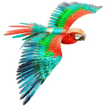 3D pusle Metal Earth Parrot