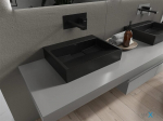 Konglomeraadist valamu Mexen Ava B/O, 60x38 cm, Black mat