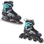 Reguleeritavad uisud-rulluisud Raven Profession 2in1, must/mint