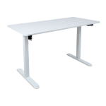 T&ouml;&ouml;laud ERGO LIGHT 1-mootoriga 120x60cm, valge