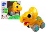 Dinosaurus ratastel Hola, kollane