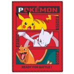 Pok&eacute;mon Battle Polar Fleece Pleed, 100x140 cm
