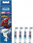 Elektriline hambahari - Oral-B - Spiderman - Valge - Lapse - 4 &uuml;hikut