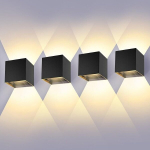 Ledmo reguleeritava valgusvihuga 12W Led seinalambid 4tk. 3000k