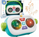 Interaktiivne magnetofon helide ja LED valgustusega, sinine