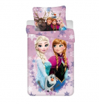 Laste voodipesukomplekt Frozen "Purple 05" 140x200, 2-osaline