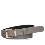 Naiste nahast v&ouml;&ouml; 3 cm, hall, 80 cm