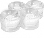 Rularattad SMJ Sport 59x46 mm, l&auml;bipaistev/valge