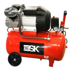 Kompressor Besk, 50 l, 369 l/min, 8 bar
