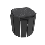 Diivanilaud Asir, 44,5x41x44,5 cm, must