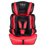 Kikid Car Seat Basic 76-105cm R129, must punane