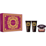 Versace Crystal Noir kosmeetikakomplekt: eau de toilette EDT, 50 ml + du&scaron;igeel, 50 ml + kehakreem, 50 ml
