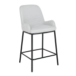 Baaritool Home4You Darcy, valge/must