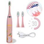 LIVMAN ALYS-01 ultrahelilaine elektriline hambahari lastele koos 2 lisaharjapeaga