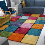 Asir vaip Renkli Kare 200x290 cm