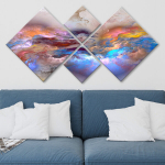 Reproduktsioon V&auml;rviline taevas, 4-osa