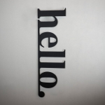 Riputatav dekoratsioon Hello 99 cm