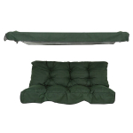 Aiakiigu padi koos varikatusega Patio Tora H024-32IB, roheline