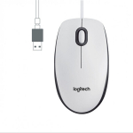 Hiir - LOGITECH - M100 - Valge - USB - Ambidekstriline - 1000 DPI
