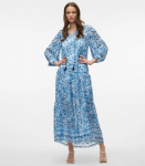 Vero Moda naiste kleit 10303746*02, sinine/valge