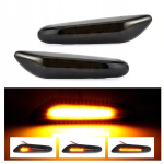 Komplekt 2 X D&uuml;naamilised Mustad Signaalid Bmw E46 E61 E91 E91 X3 E83, ME Premium Jaoks., 2 X Dinaminių Juodų Signalų Rinkinys, Skirtas Bmw E46 E61 E91 E91 X3 E83, ME Premium