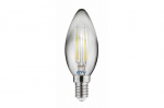 Pirn LED, C35, E14, 4W, 200Lm, 1800K, Filament hall, 220-240V, 360&deg;