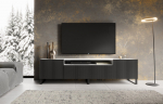 Tv-kapp ADRK Furniture Noemi, must/valge
