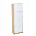 Jalatsikapp Meblando 4K, Sonoma tammepuu, valge