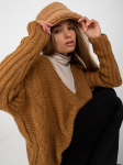 oversize kaameli v-kaelusega kampsun och bella, Universaalne
