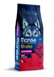 Monge Dry Dog Bwild t&auml;iskasvanud koertele k&otilde;ikidele t&otilde;ugudele hirvelihaga, 12 kg