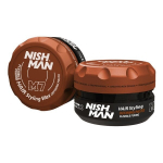 Matte juuste kujundamise pasta Nishman M7 Hair Styling Matte Wax meestele, 100 ml, 100 ml