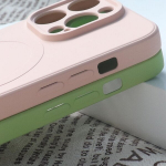 MagSafeiga &uuml;hilduv silikoon&uuml;mbris iPhone 15 Pro Max jaoks &ndash; hall