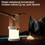 USAMS Multifunktsionaalne LED &ouml;&ouml;sel valgeks|valge ZB249YH01 (US-ZB249)