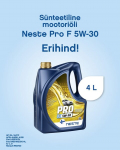 Mootori&otilde;li Neste Pro F 5W-30, 4L