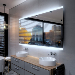 Peegel LED-valgustusega Vannituppa, Magamistuppa, Elutuppa - Brasil - 180 cm, 70 cm, LED Veidrodis Modelis - Brasil 180 cm x 70 cm