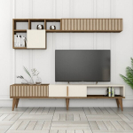 2-osaline telerialuse komplekt Asir Milani teler, pruun/beež