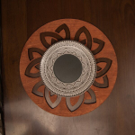 Stalo kilimėlio rinkinys (4 vienetai) Lugh - Rose