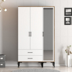 Drabužinė Kumsal RT - Walnut, White