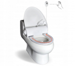 INTELLIGENT WC-istme liikumisandur Foolium, INTELLIGENT Tualeto sėdynė Judesio detektorius Folija