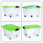 Konteiner Kast Korraldaja M&auml;nguasjad Ratastel 40L