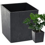 JUKA 400x400 ECO ringlussev&otilde;etud pott - must betoon LA554-71 Lamela