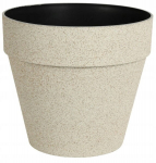 &Uuml;mmargune plastikust lillepott 22 cm