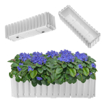 R&otilde;dukast 58cm Lillepott Valged Lilled